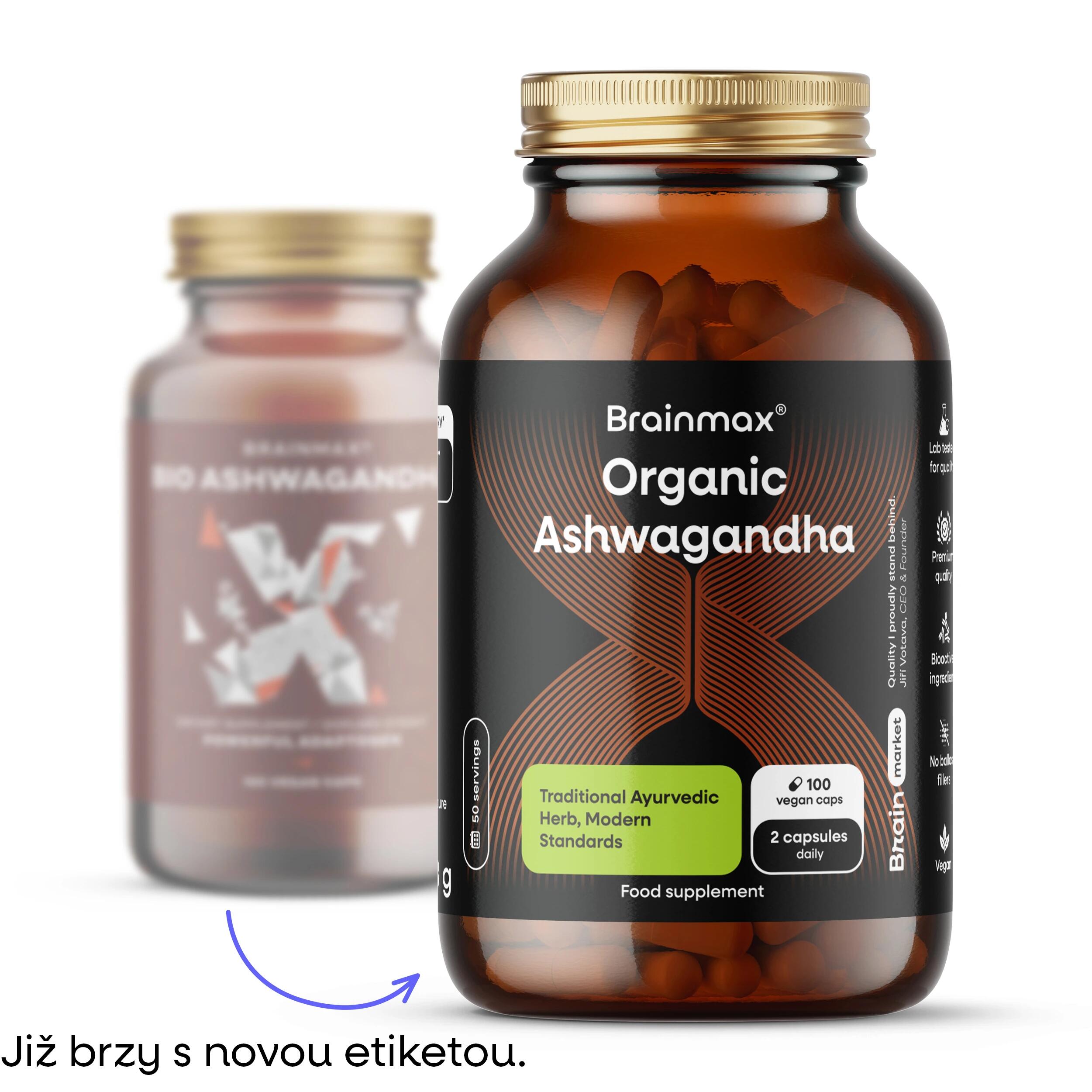 BIO ashwagandha extrakt doplněk stravy 3/7