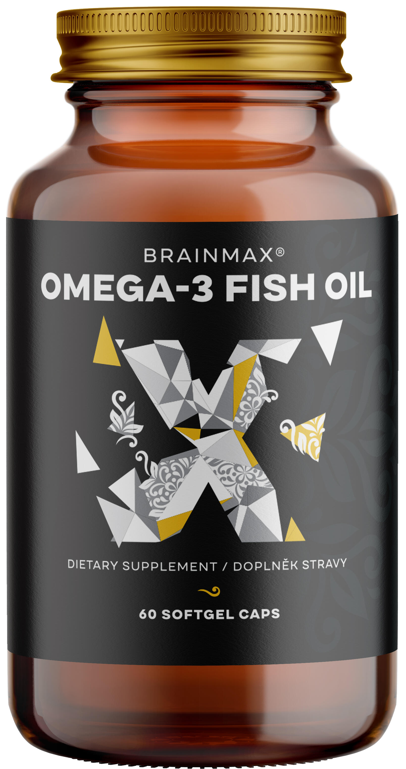 BRAIN MAX Omega-3 doplněk stravy z rybího oleje Fish Oil®