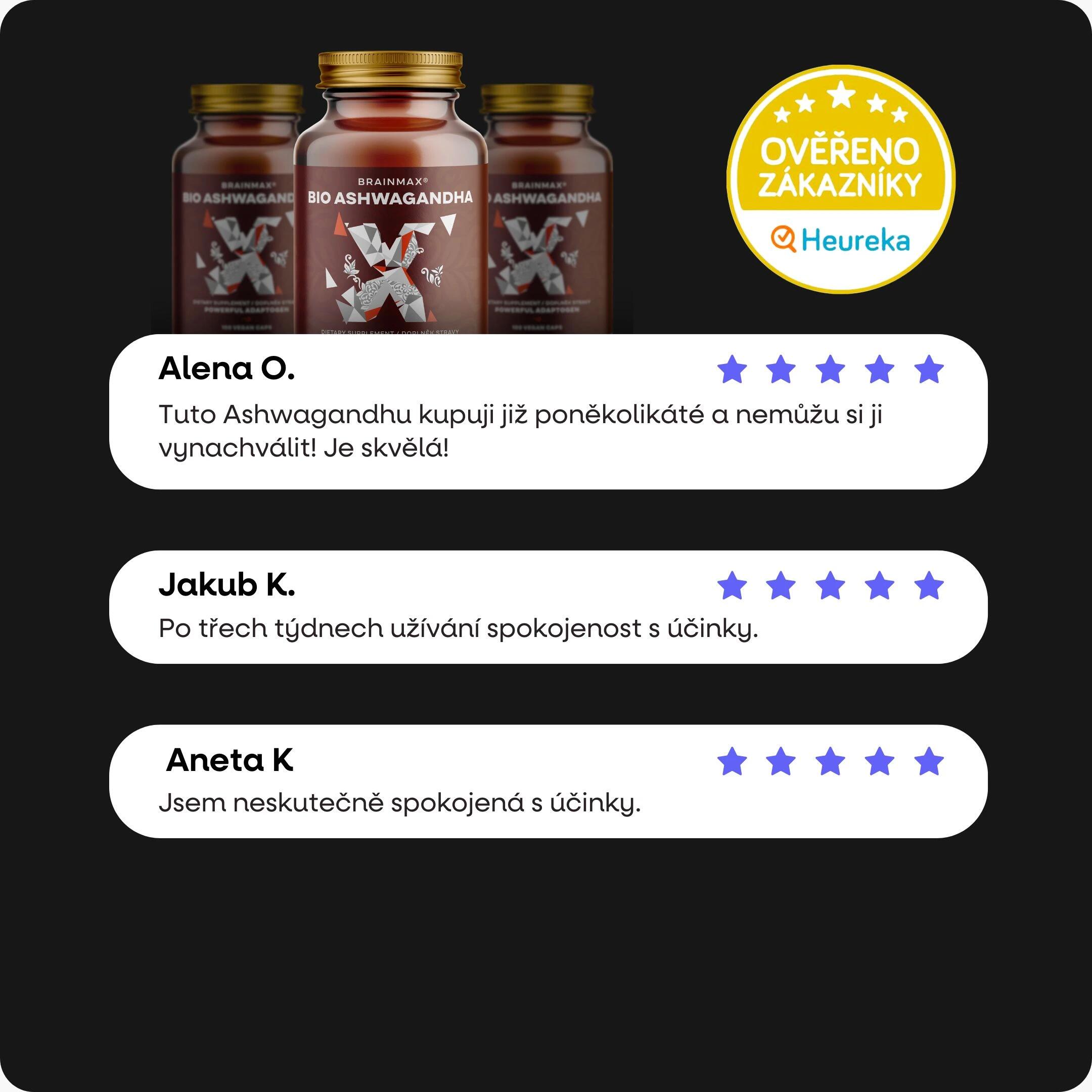 BIO ashwagandha extrakt doplněk stravy 4/7