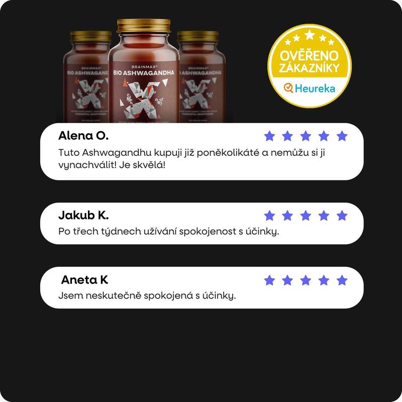BIO ashwagandha extrakt doplněk stravy