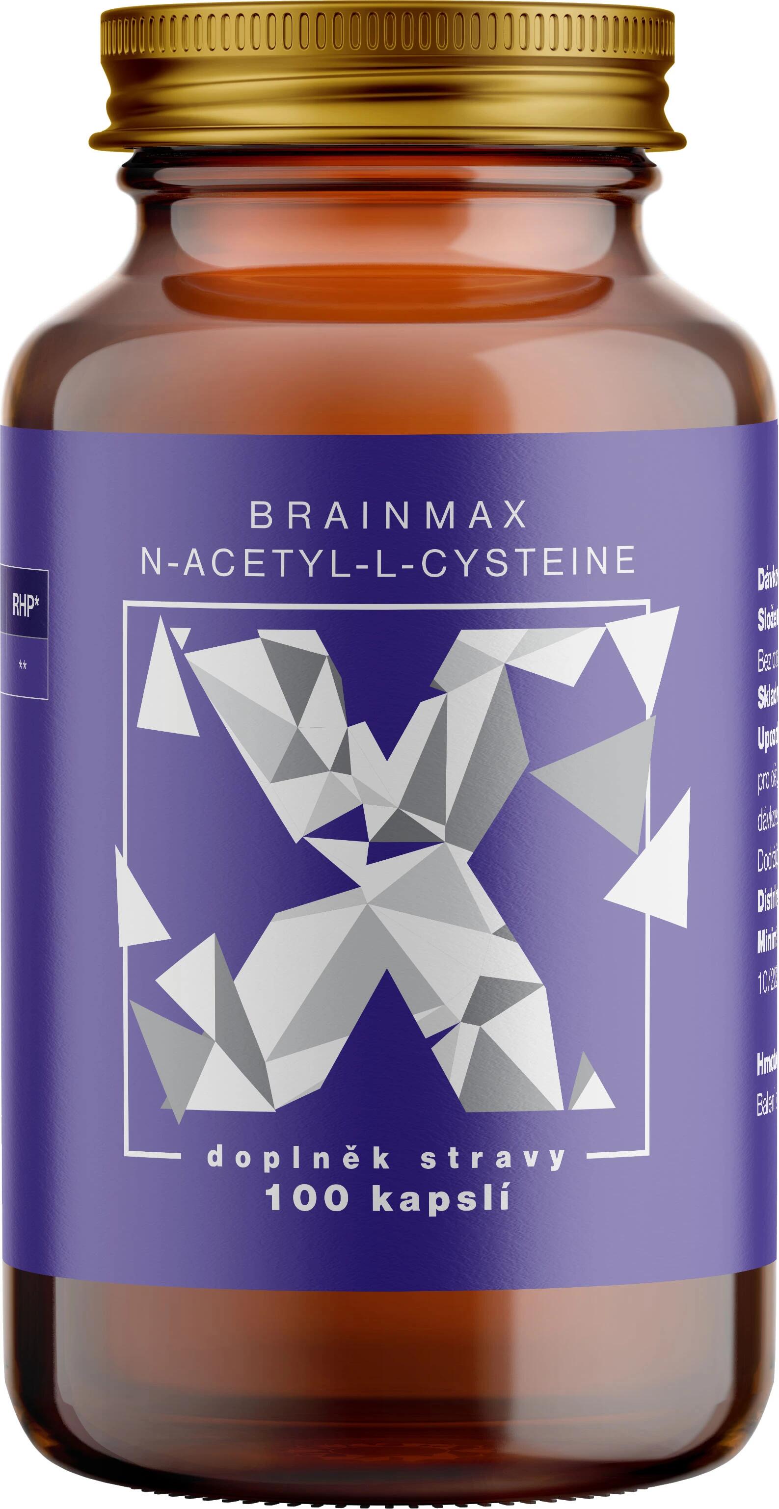 BRAIN MAX N-acetyl-L-cystein doplněk stravy NAC