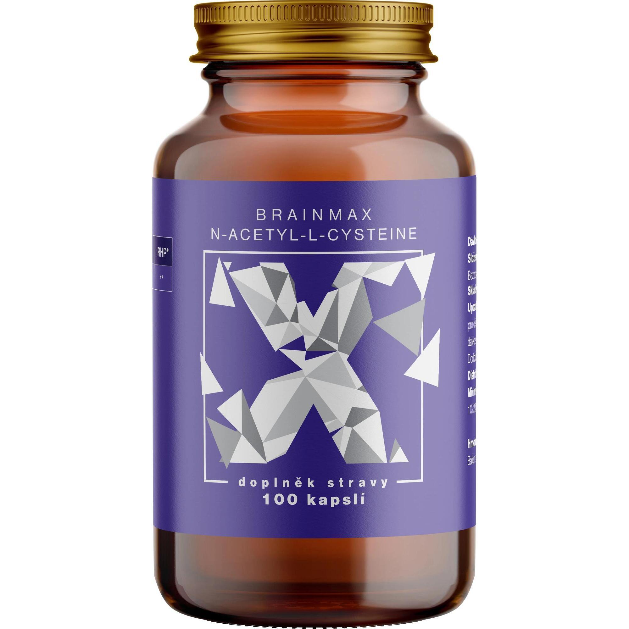 BRAIN MAX N-acetyl-L-cystein doplněk stravy NAC