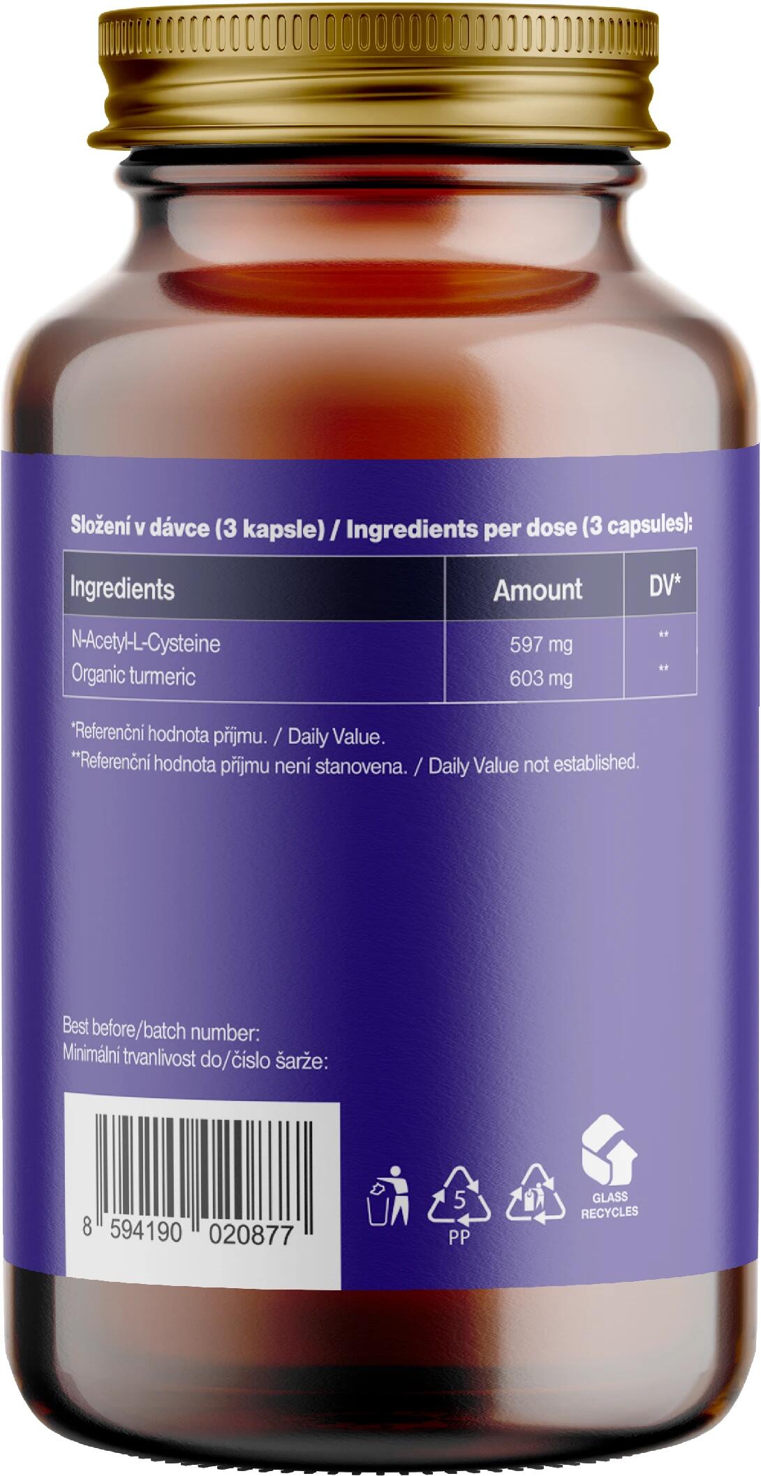 N-acetyl-L-cystein doplněk stravy NAC 2/3