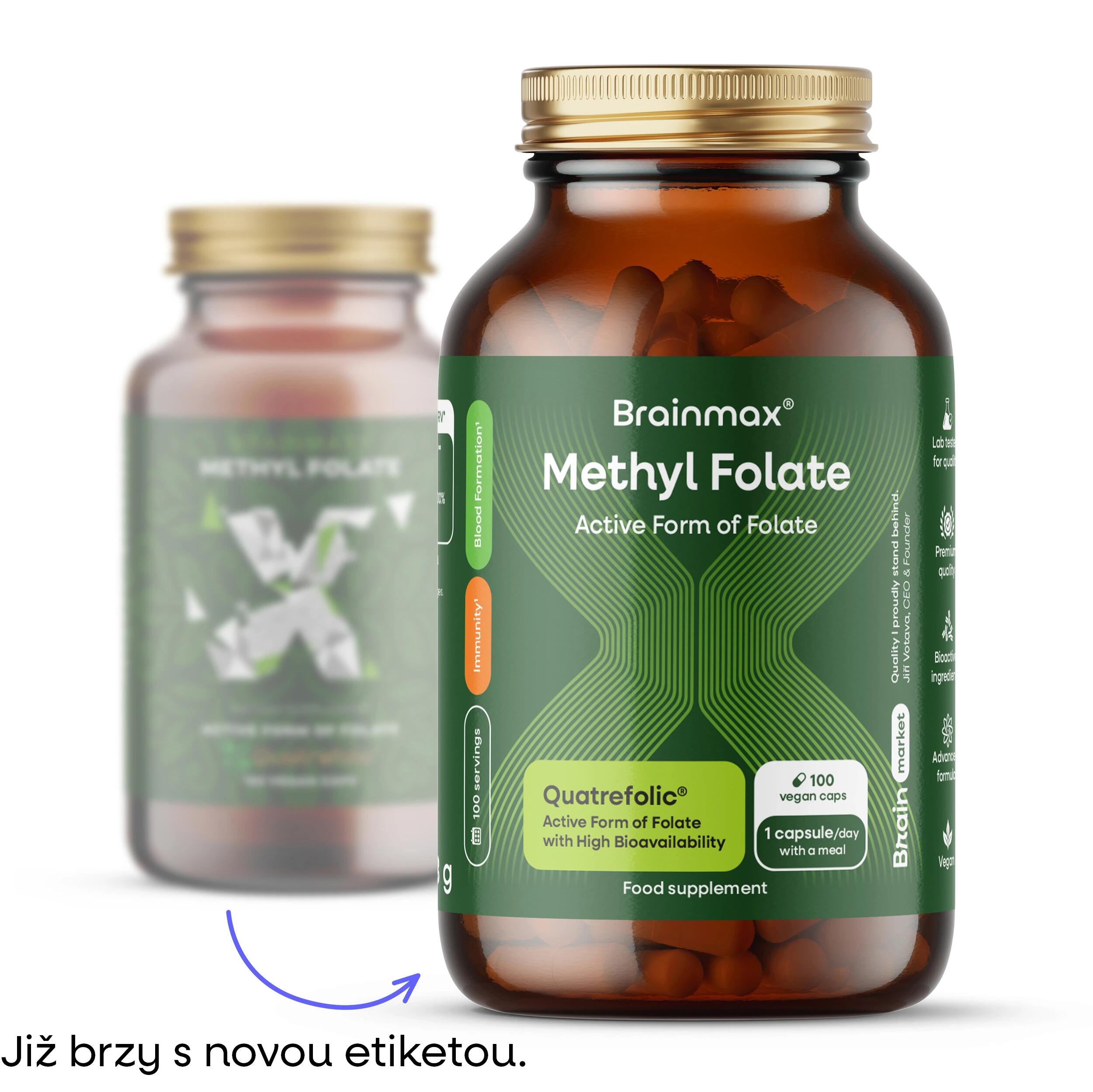 Kyselina listová v aktivní formě Methyl Folate 3/7