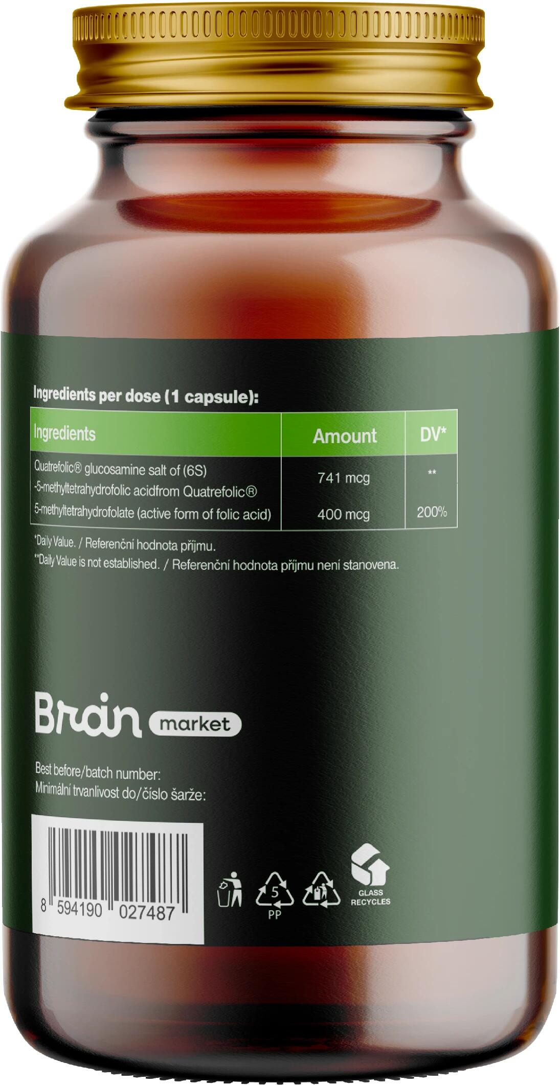 Kyselina listová v aktivní formě Methyl Folate 2/7