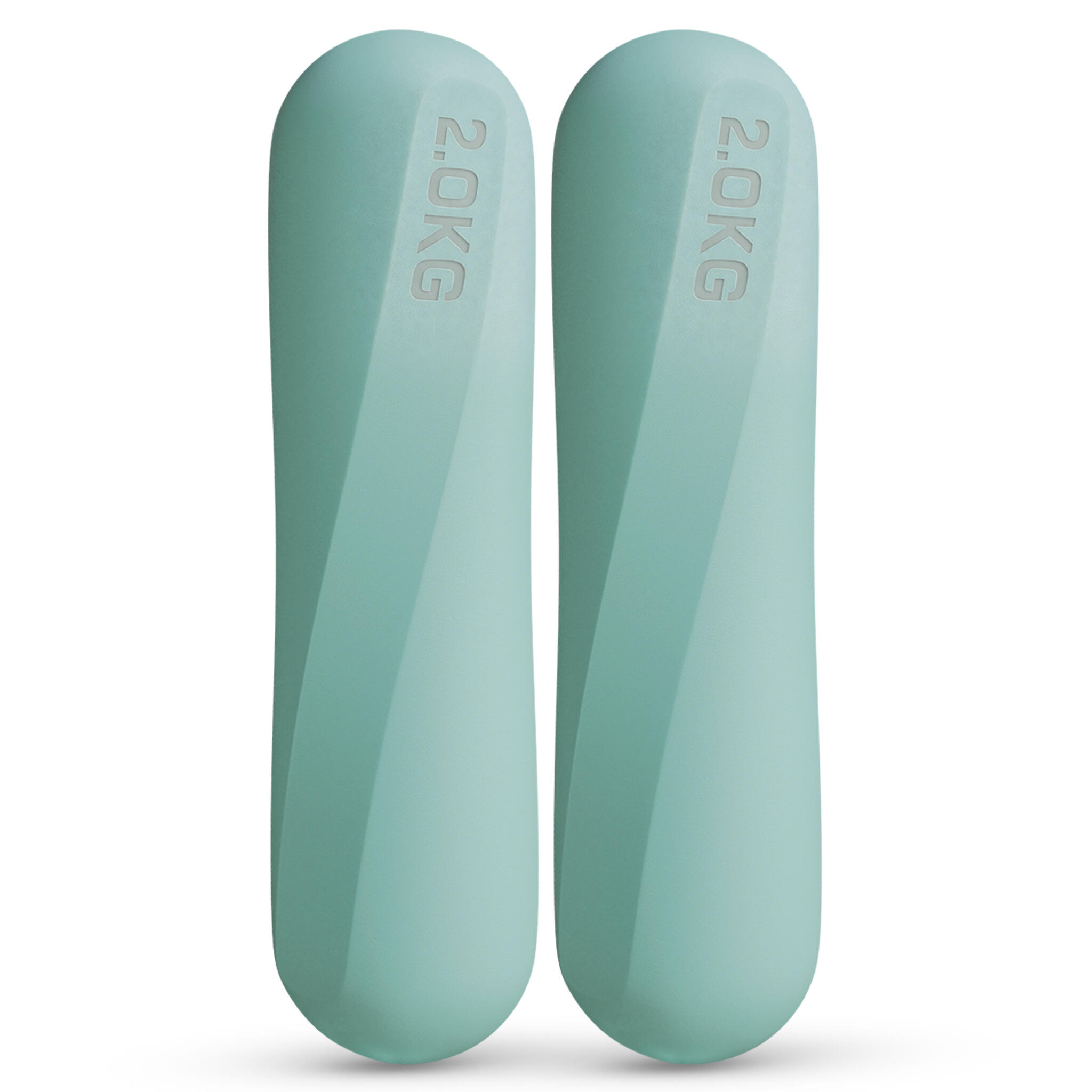 NEOLYMP Pilates činky 2 kg, silikonové – sada 2 kusů pro cvičení pilates a jógy