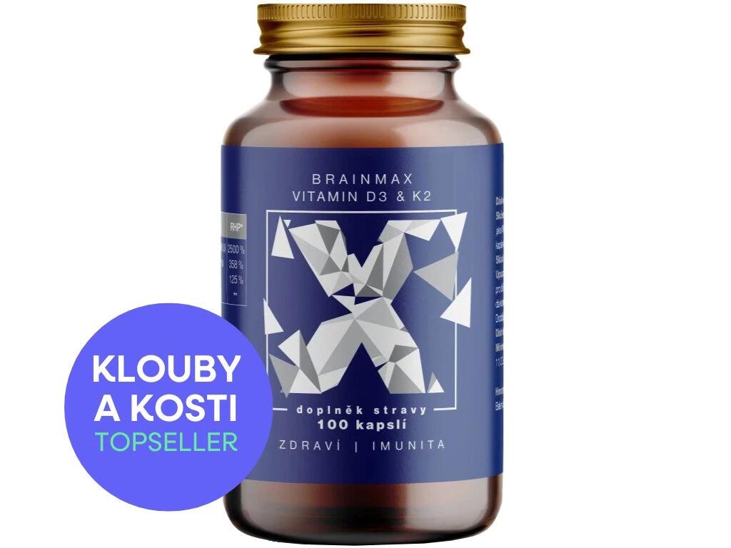 BRAIN MAX Vitamín D3 a K2 MK-7 K2VITAL®DELTA