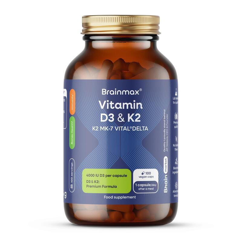 Vitamín D3 a K2 MK-7 K2VITAL®DELTA