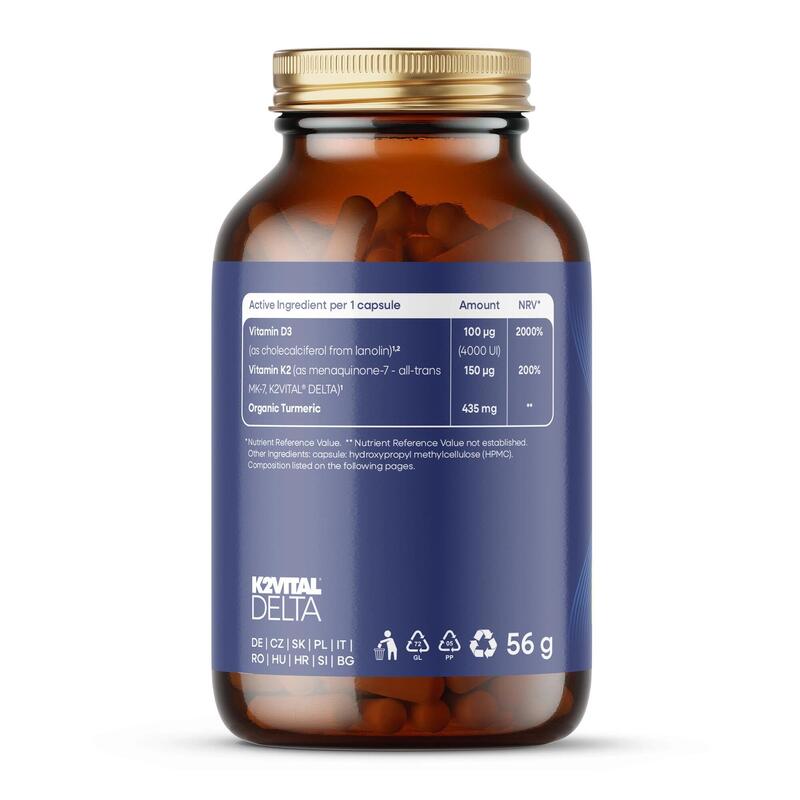 Vitamín D3 a K2 MK-7 K2VITAL®DELTA