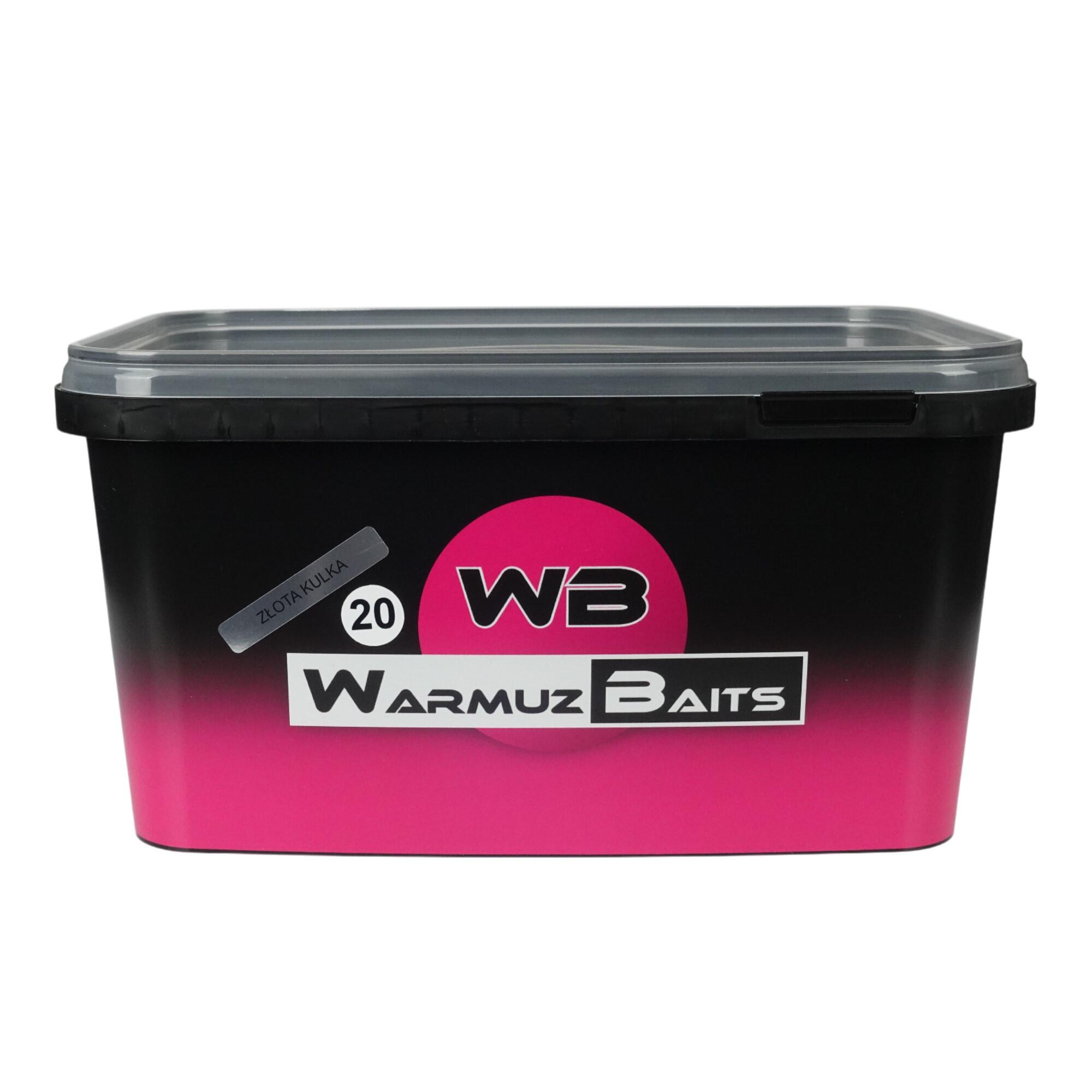 Kulki zanętowe 20mm Warmuz Baits Wiadro 3kg ZŁOTA KULKA 2/3