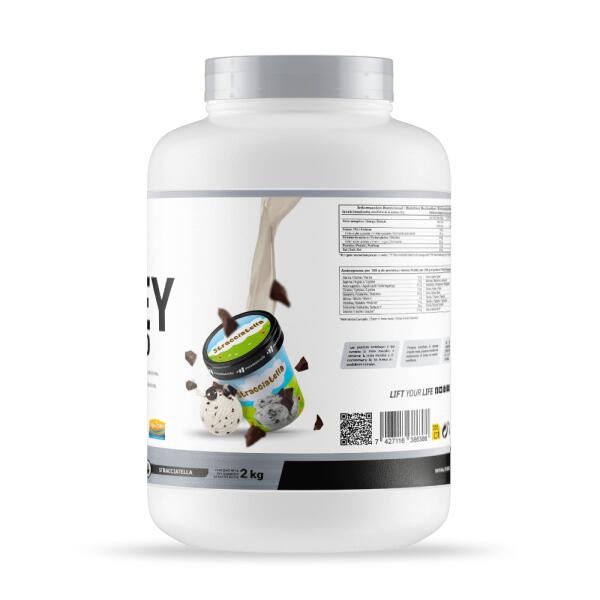Whey Protein80 - 2 Kg Stracciatella MASMUSCULO 3/6