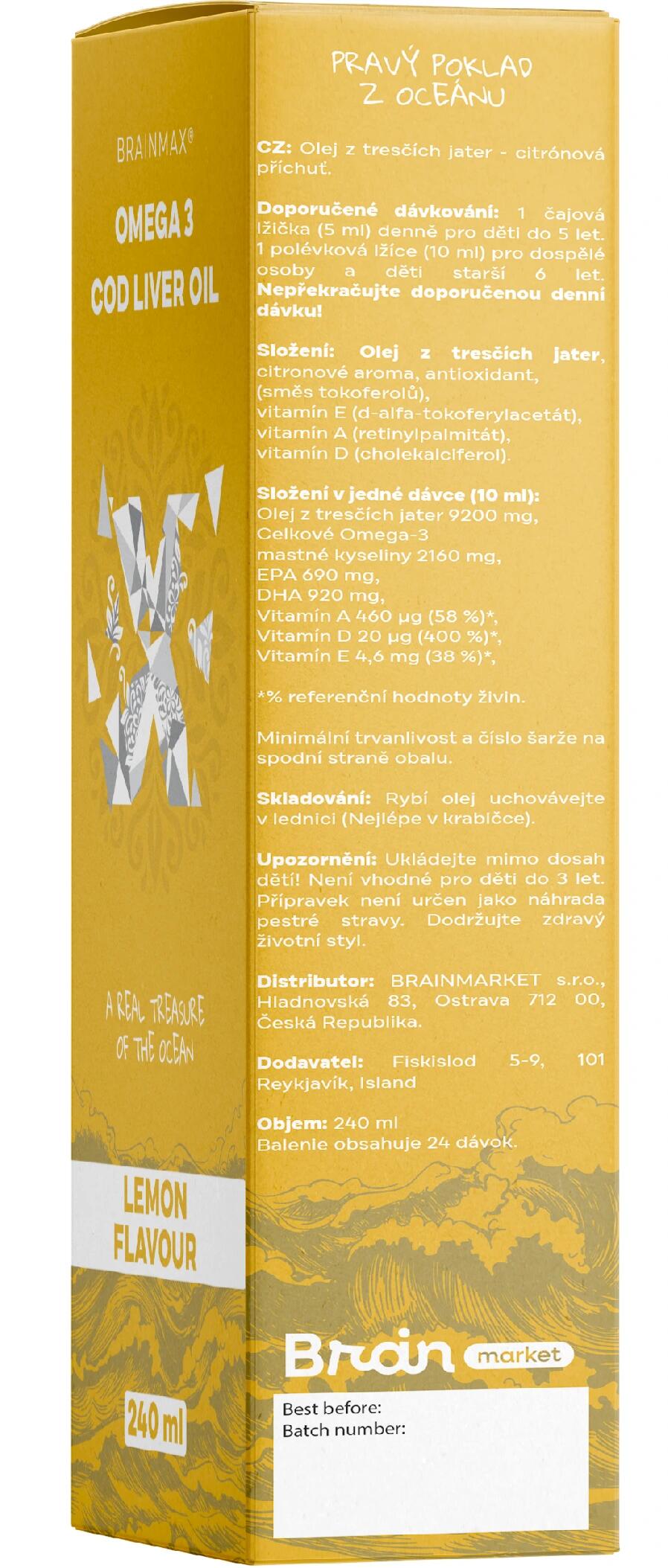 Omega-3 z rybích jater tresky Cod Liver Oil® 2/7