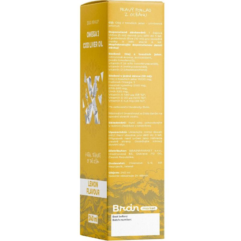 Omega-3 z rybích jater tresky Cod Liver Oil®