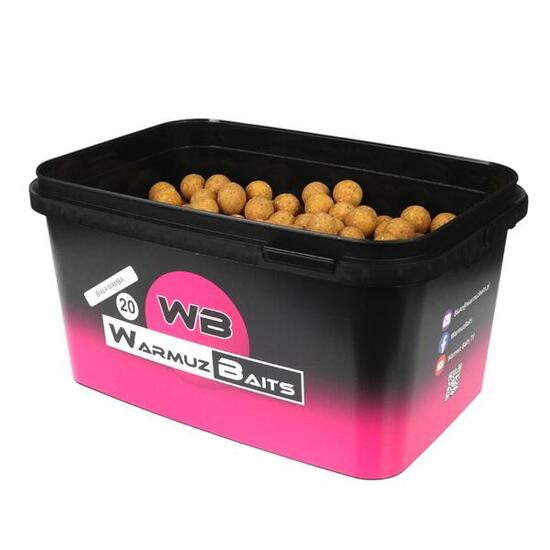 Kulki zanętowe 20mm Warmuz Baits Wiadro 3kg BIAŁA MAMBA