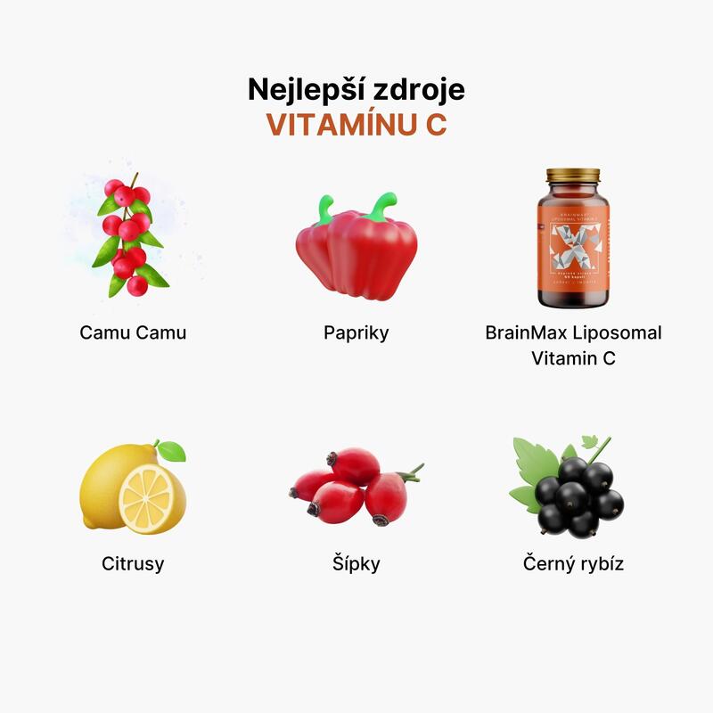 Lipozomální vitamín C doplněk stravy