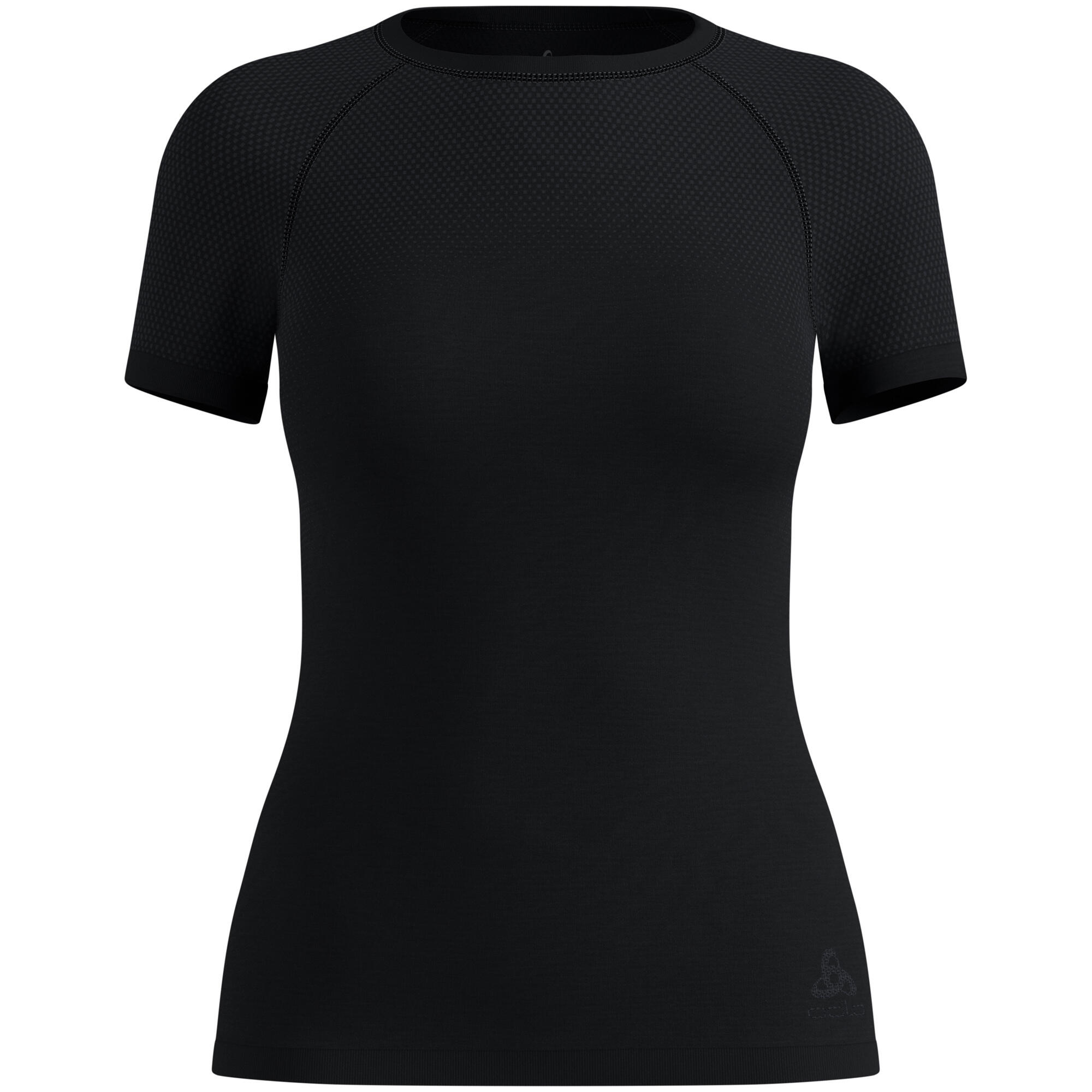 Koszulka damska ODLO BL TOP crew neck s/s PERFORMANCE X-LIGHT czarna 6/7