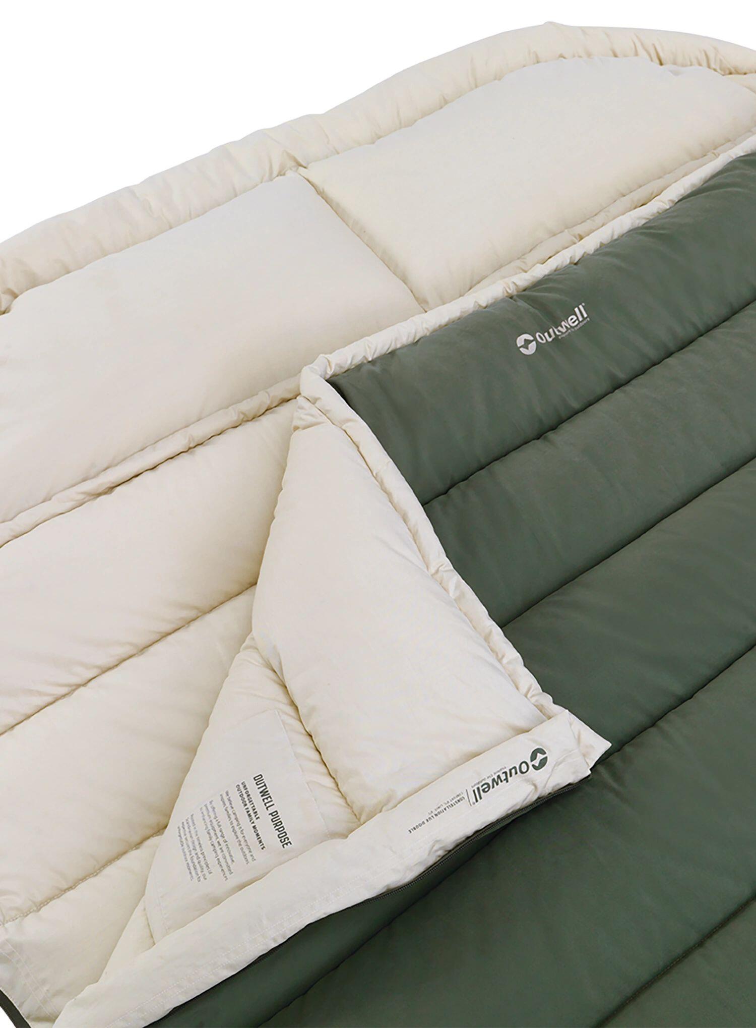 Śpiwór dwuosobowy Outwell Constellation Lux Double (195 cm) - green 4/7