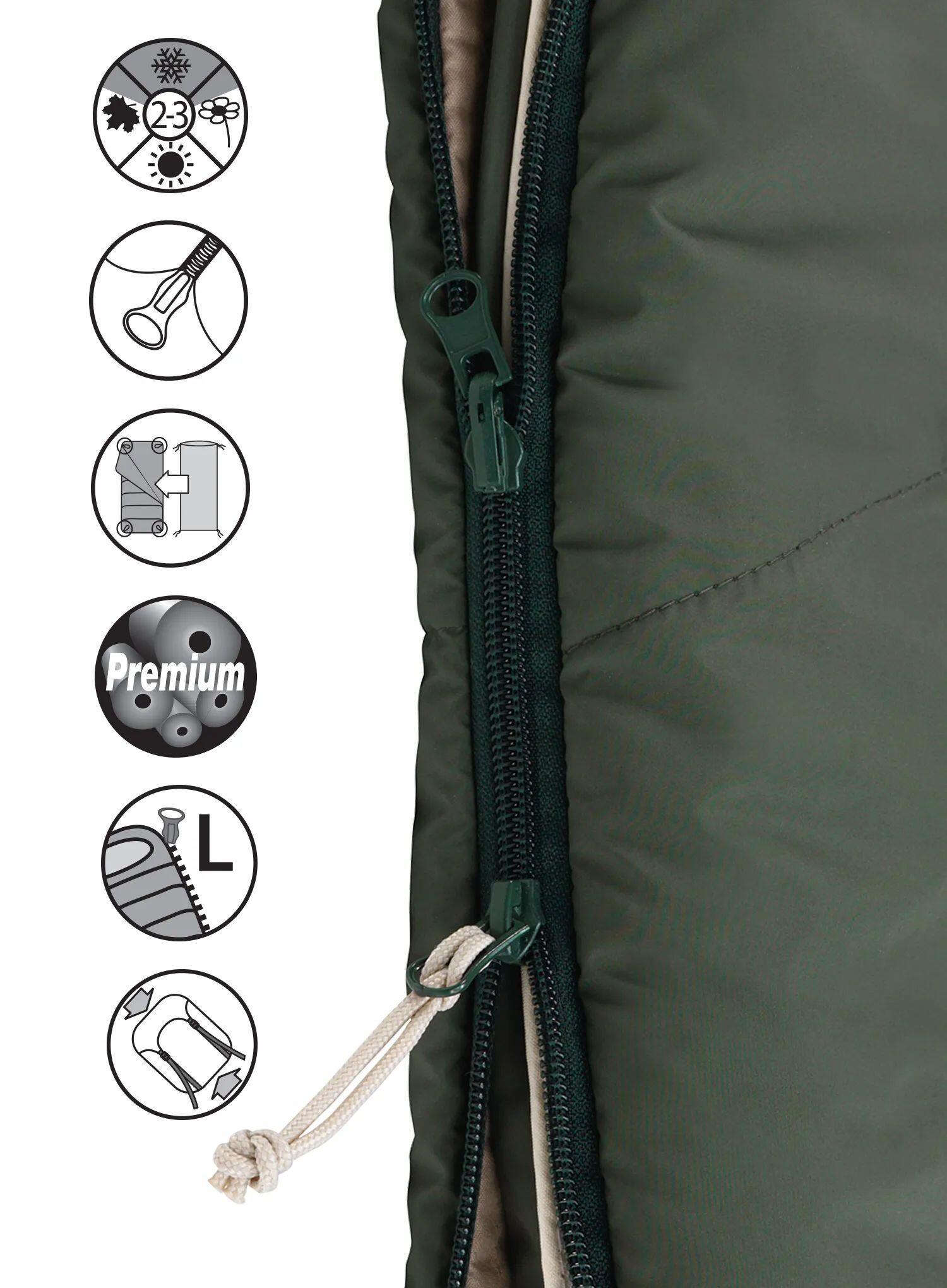 Śpiwór syntetyczny Outwell Caldera Lux (190 cm) 6/7
