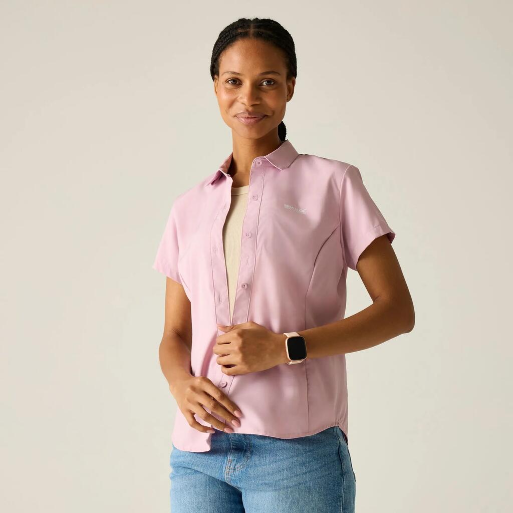 Womens Anti-Insect Travel Light Short Sleeved Shirt