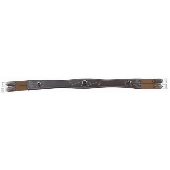 Sangle pour cheval anatomique en cuir lisse T de T