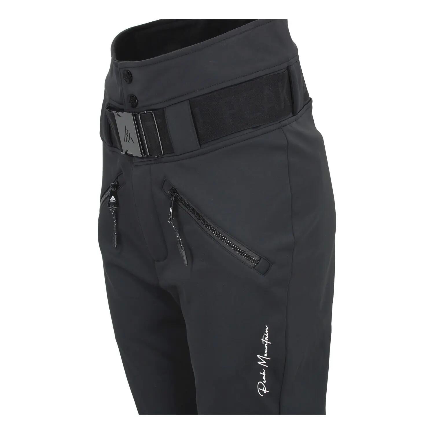 Damskie spodnie narciarskie softshell Peak Mountain Atlas 4/4