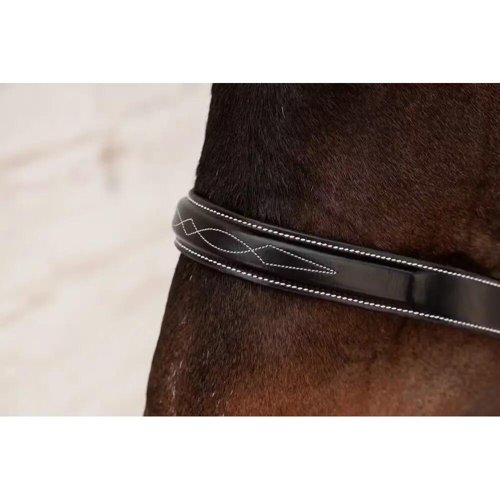Cavezza da equitazione combinata all'inglese con nasello anatomico Dy'on Hunter 3/3