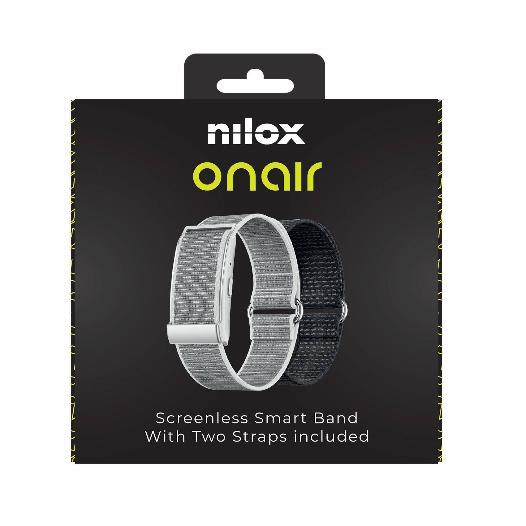 Nilox Pulsera Inteligente Onair Sin Pantalla – Salud 24h – IP68 – Gris 6/6