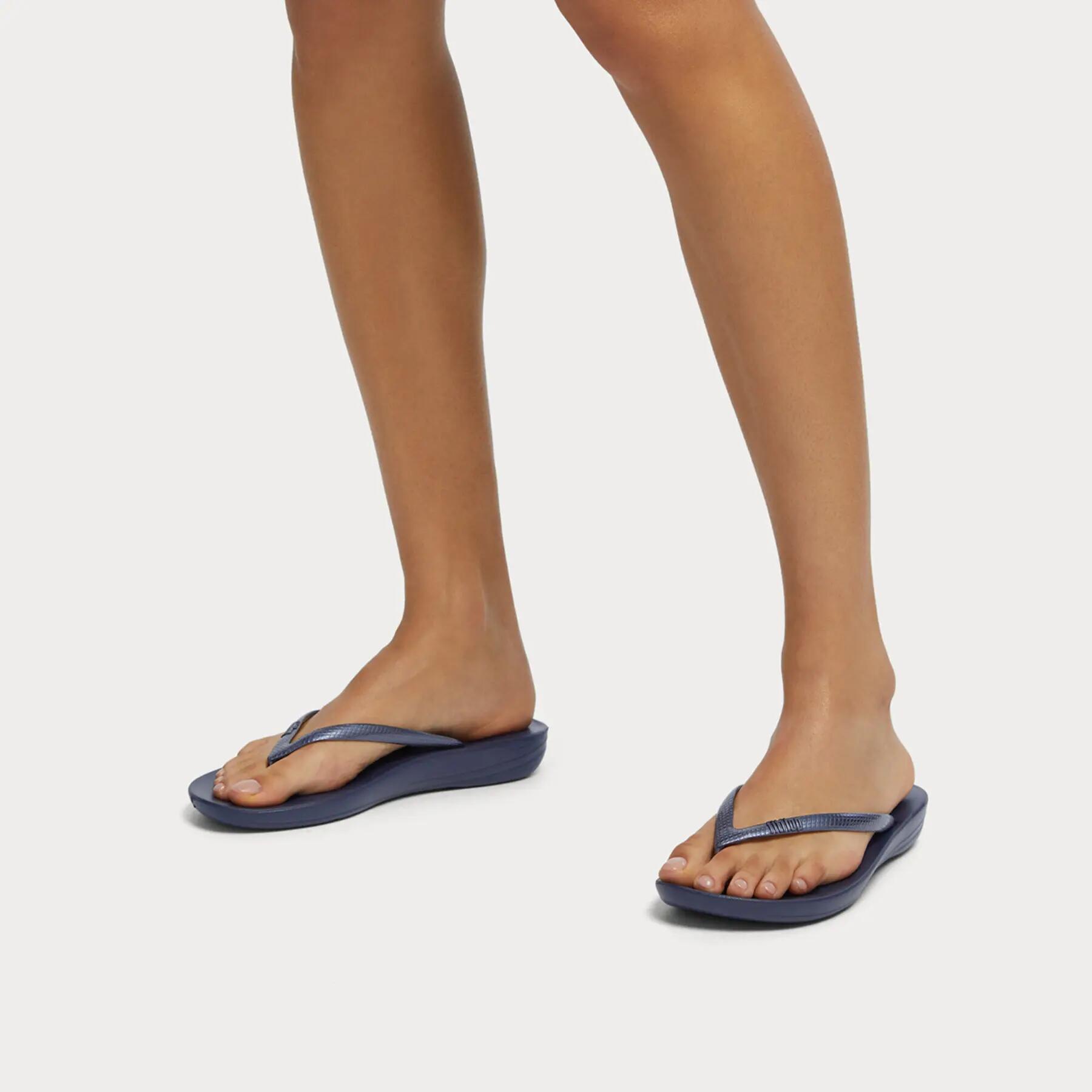 Bofetadas FITFLOP Women Iqushion Ergonomic Flip-Flops, Marrón, Mujer 6/7