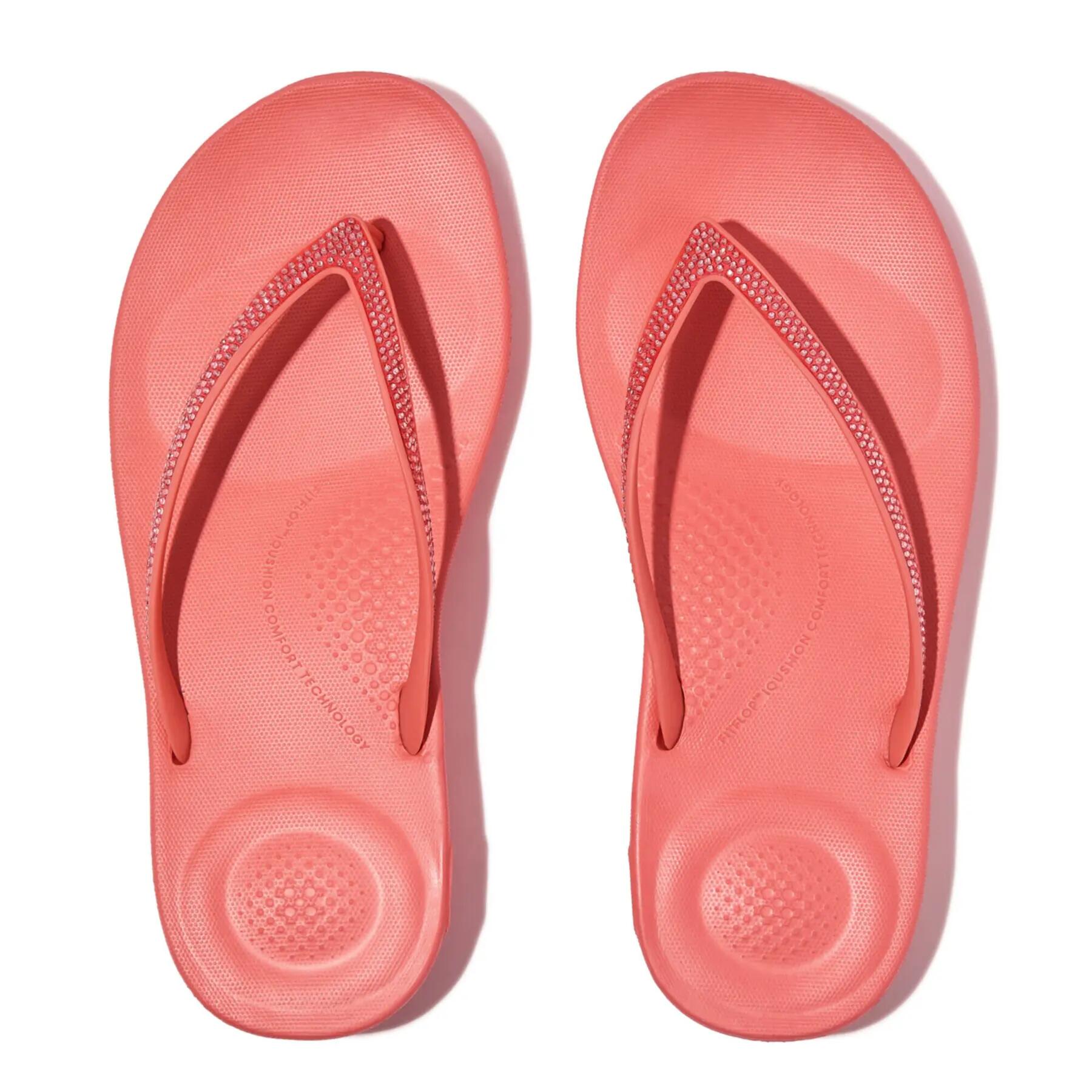 Vrouwenslippers FitFlop Iqushion Sparkle TPU 4/7