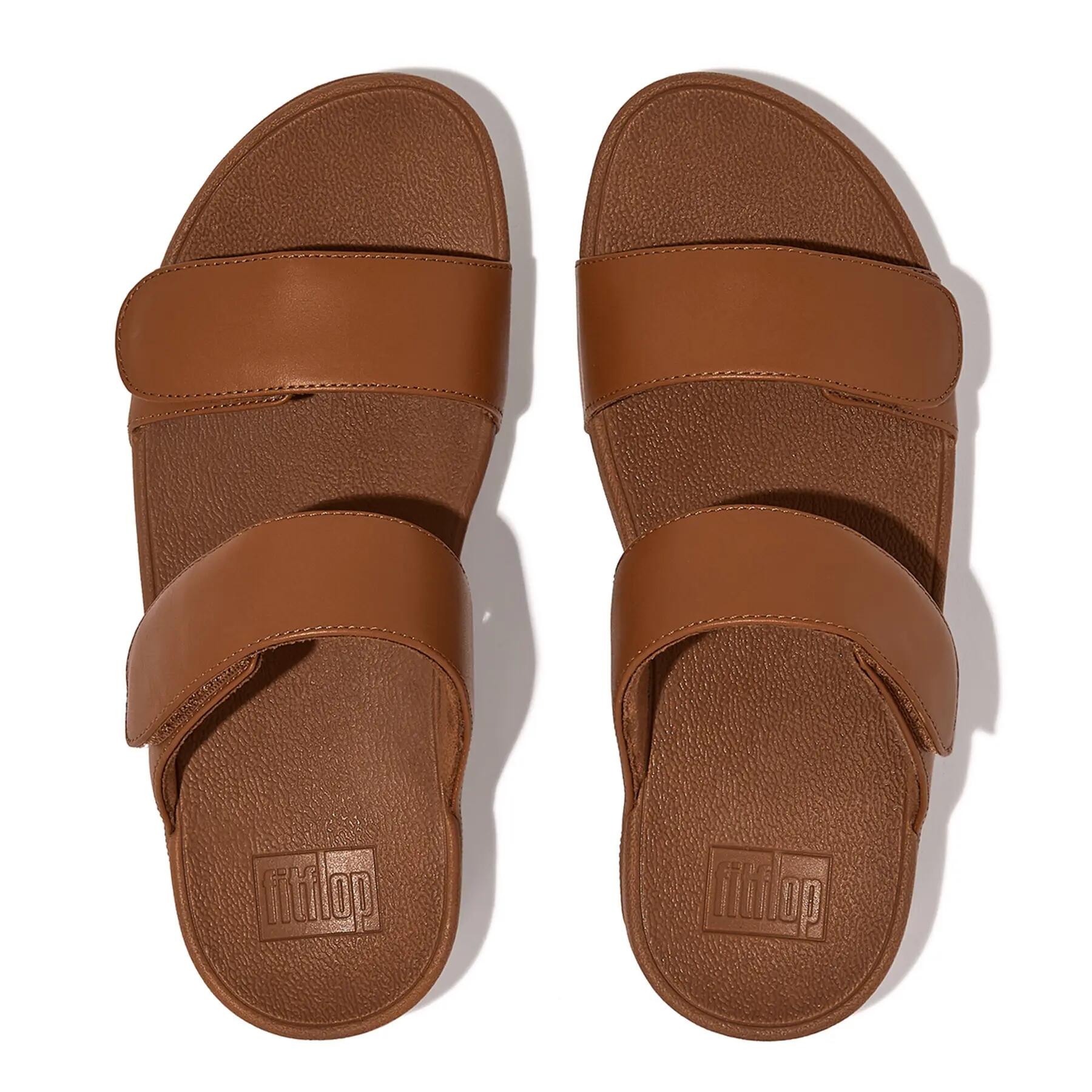Ledersandalen für Frauen FitFlop Lulu Adjustable 4/7