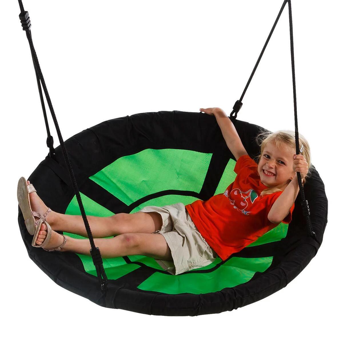 Swibee Nestschaukel für Kinder 100 cm, Grün 6/7