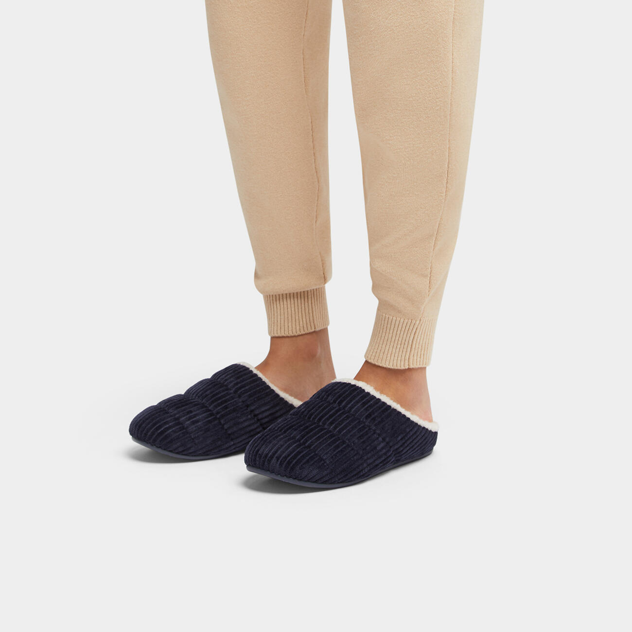 Pantoffeln aus Samt Frau FitFlop Chrissie 2/7
