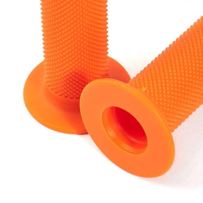 POIGNÉES BMX DIAMOND ORANGE AVEC BRIDE 130MM KHEBIKES 2/3