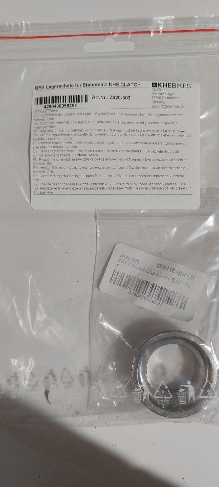 Cojinete BMX para juego de dirección KHE CLATCH 3/3
