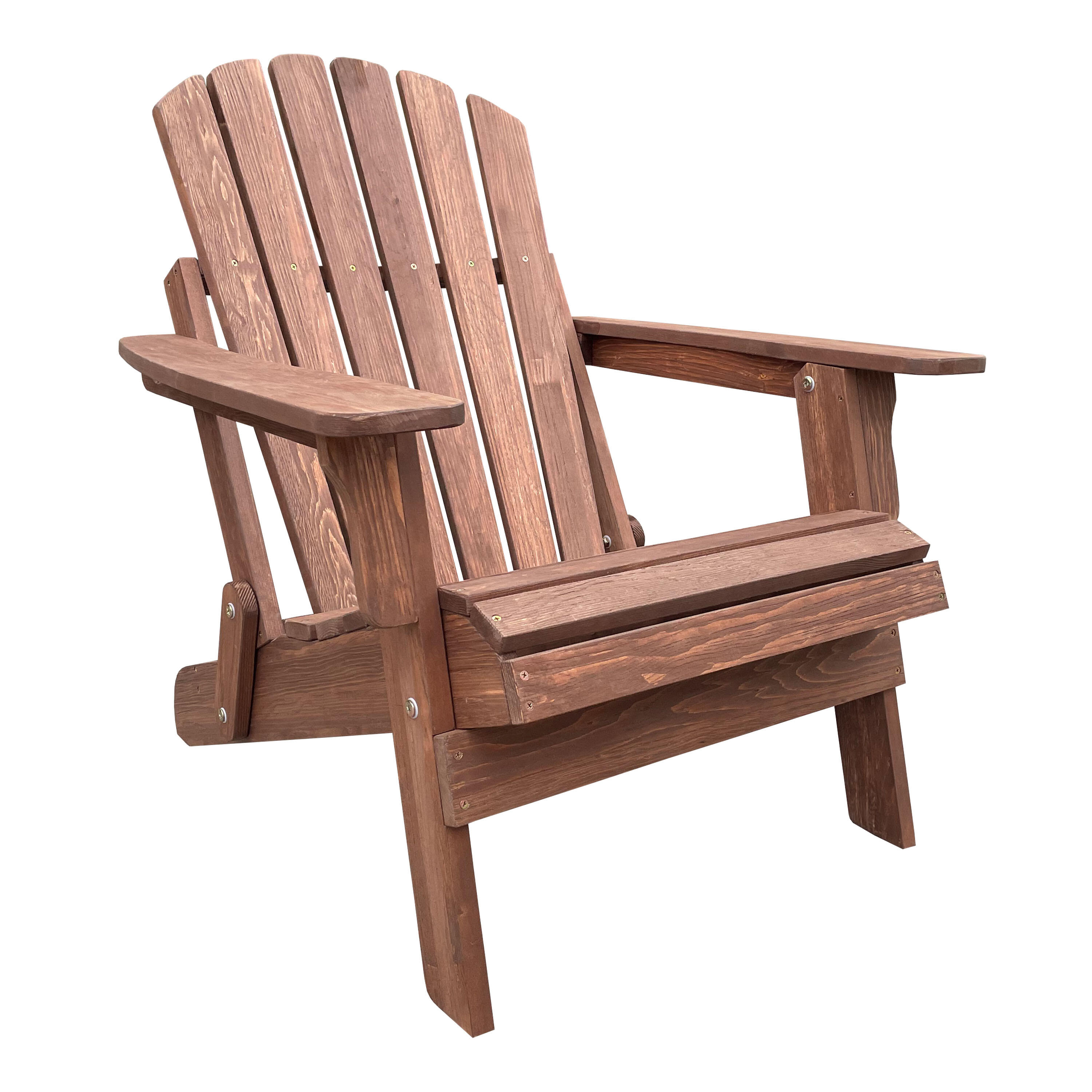 Sedia da campeggio Adirondack, Rosalie, legno, marrone 7/7