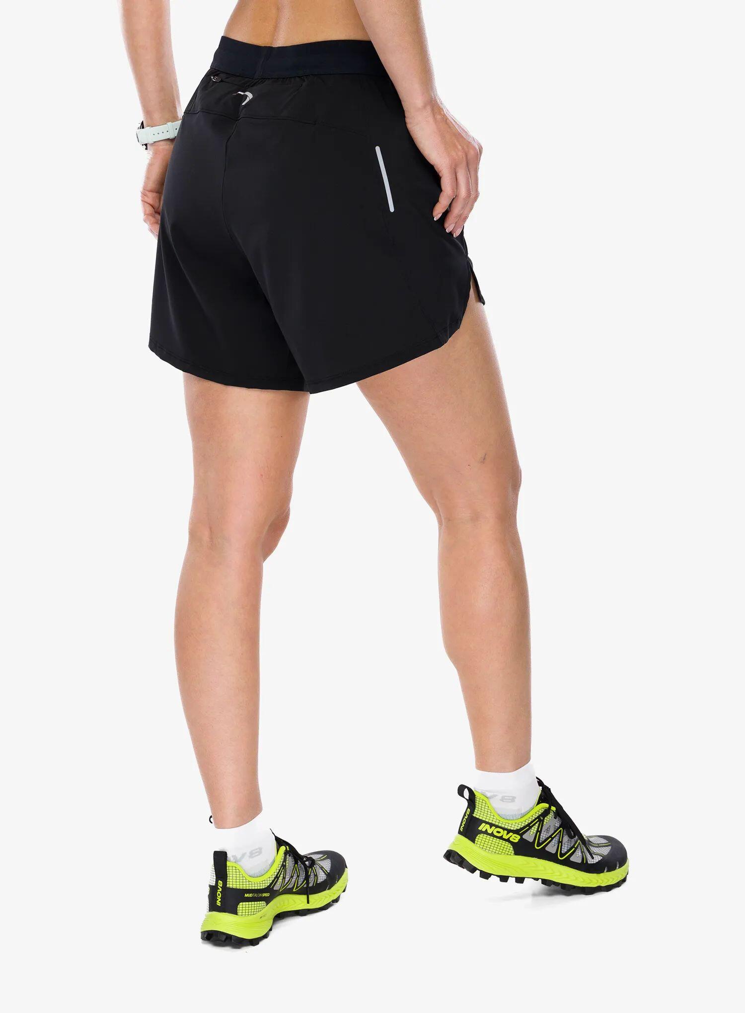 Pantalones cortos Inov 8 Airlite 5in Negro Mujer 5/7