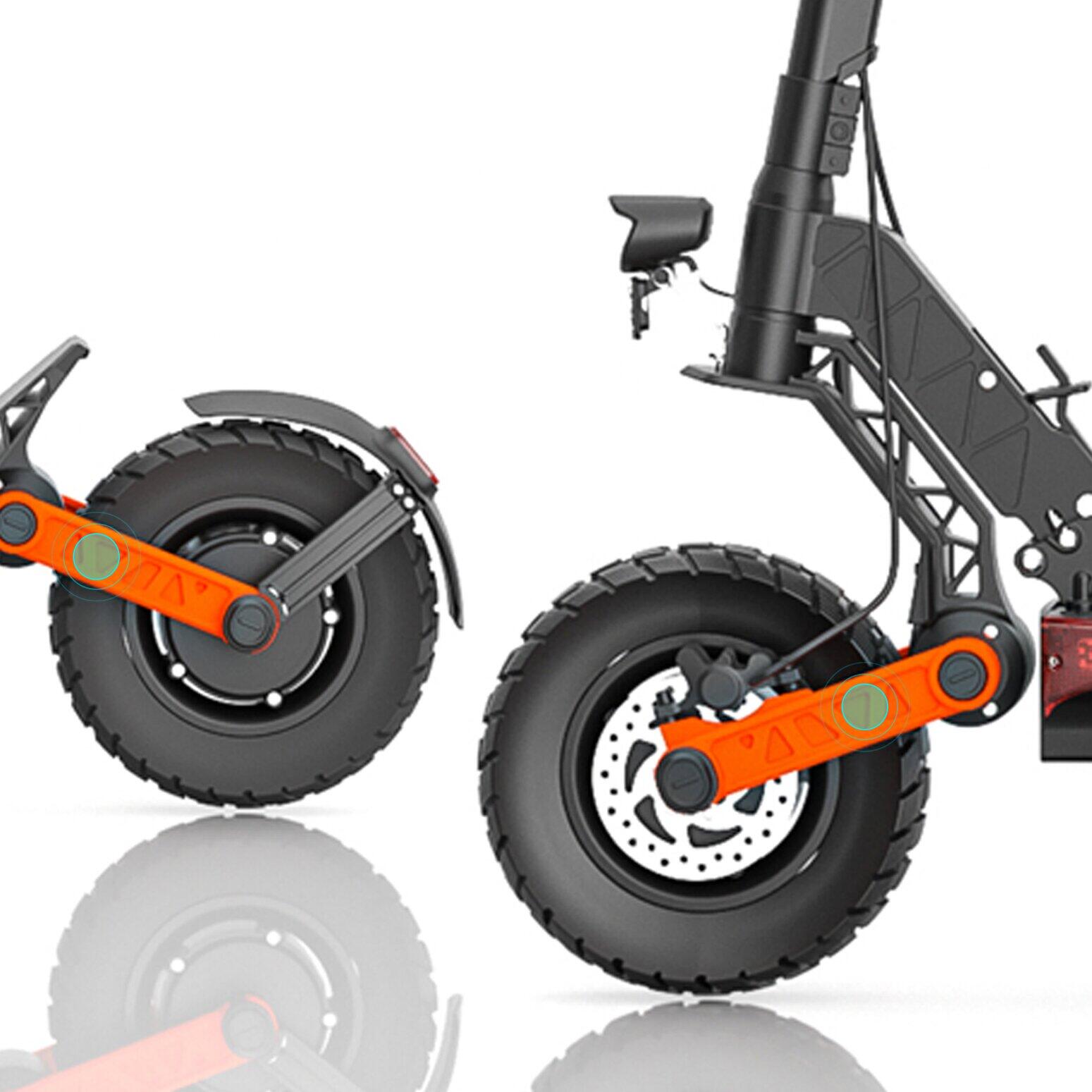 S8-S-Z Scooter elétrica dobrável Bateria 48V 26Ah Pneu 10" 7/7