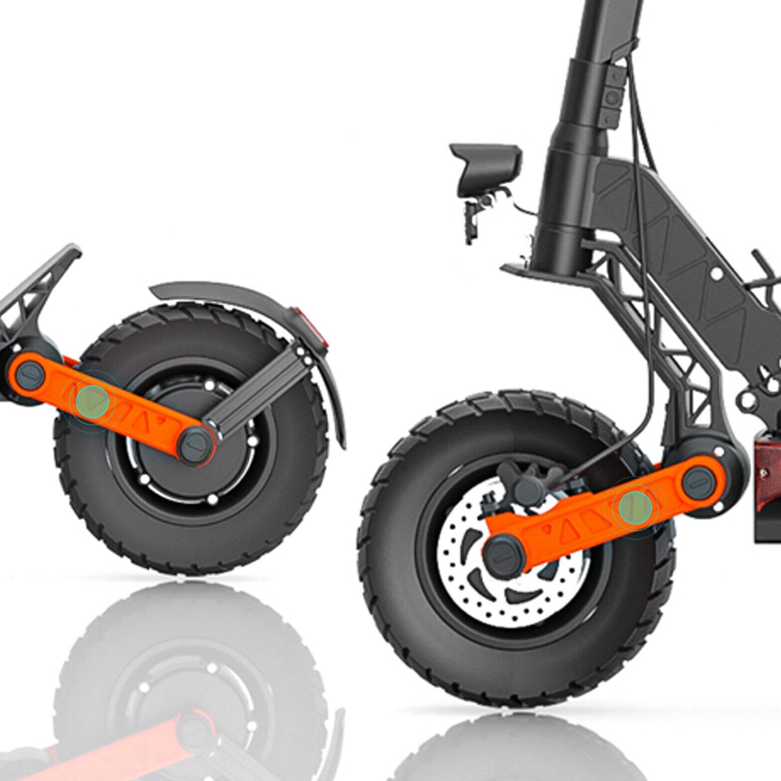 S10-S-Z Scooter électrique pliable Batterie 60V 18Ah Pneus 10" 6/7