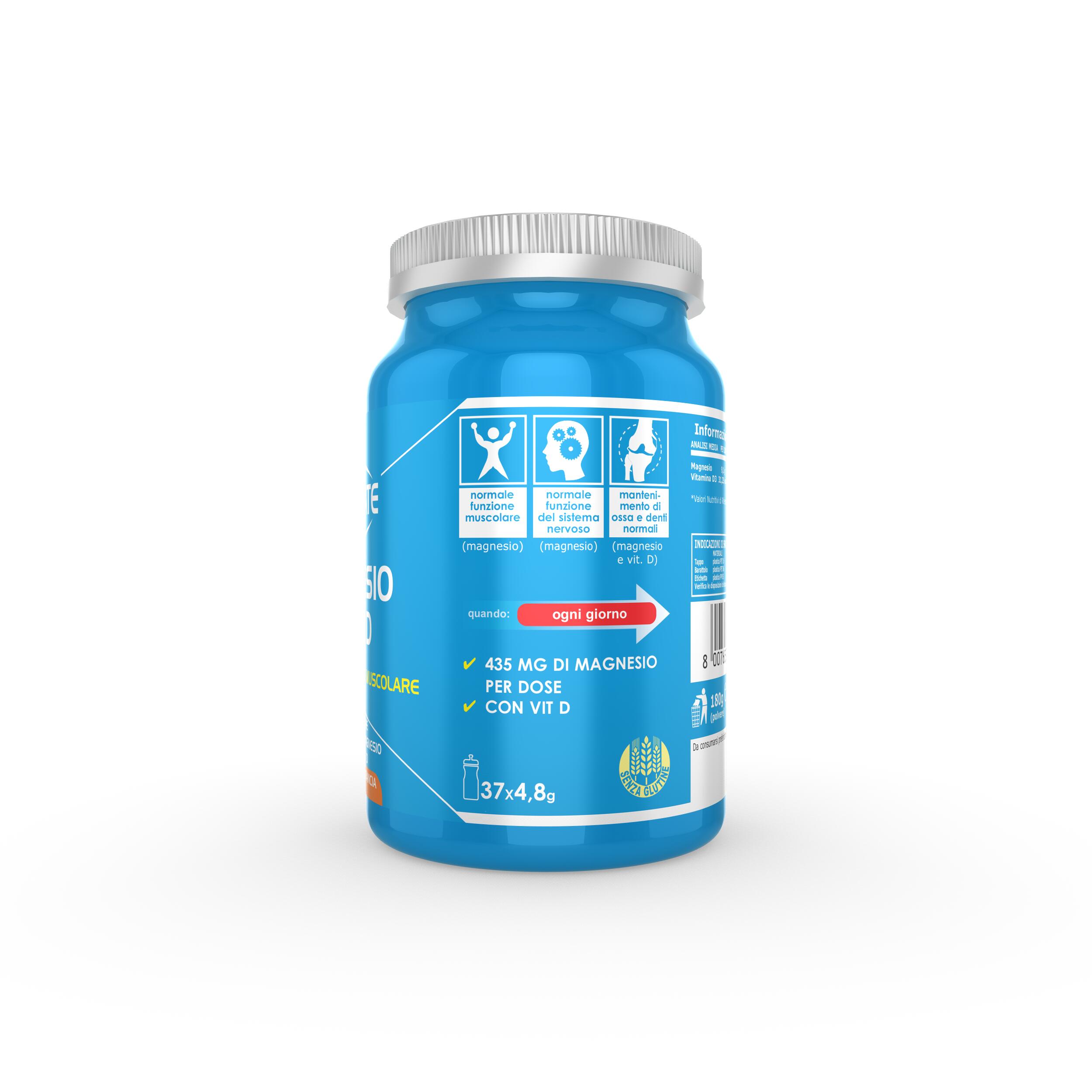 Integratore alimentare - MAGNESIO + VIT. D ARANCIA - 180g 3/7