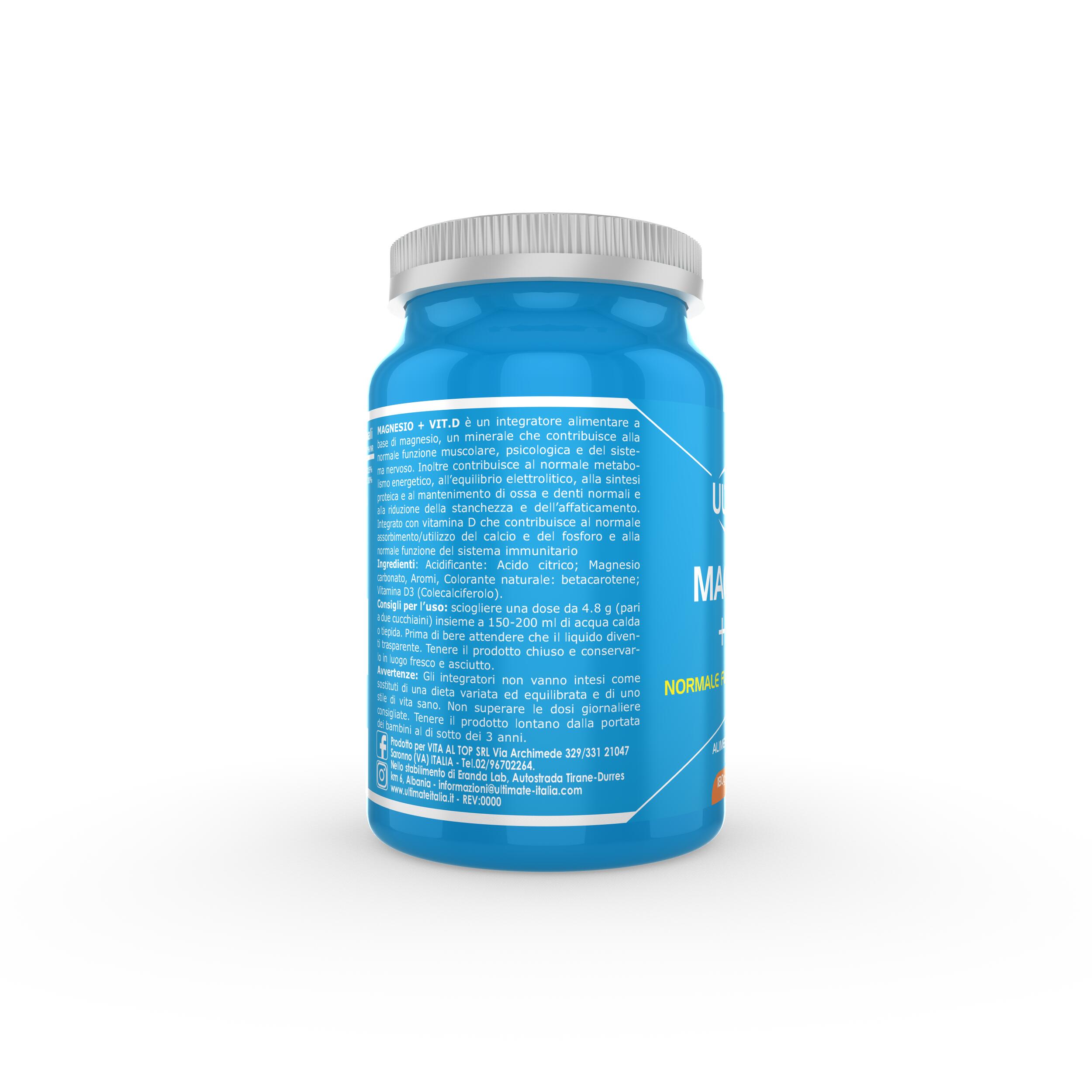 Integratore alimentare - MAGNESIO + VIT. D ARANCIA - 180g 2/7