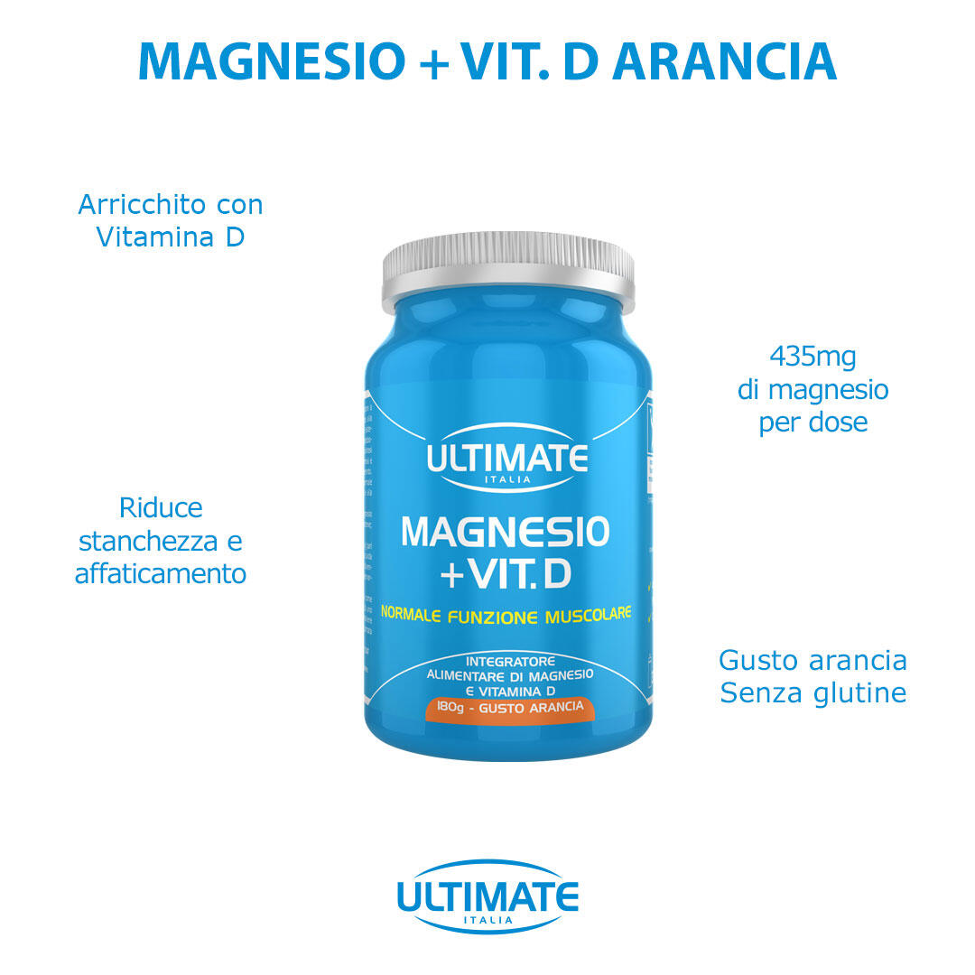 Integratore alimentare - MAGNESIO + VIT. D ARANCIA - 180g 5/7