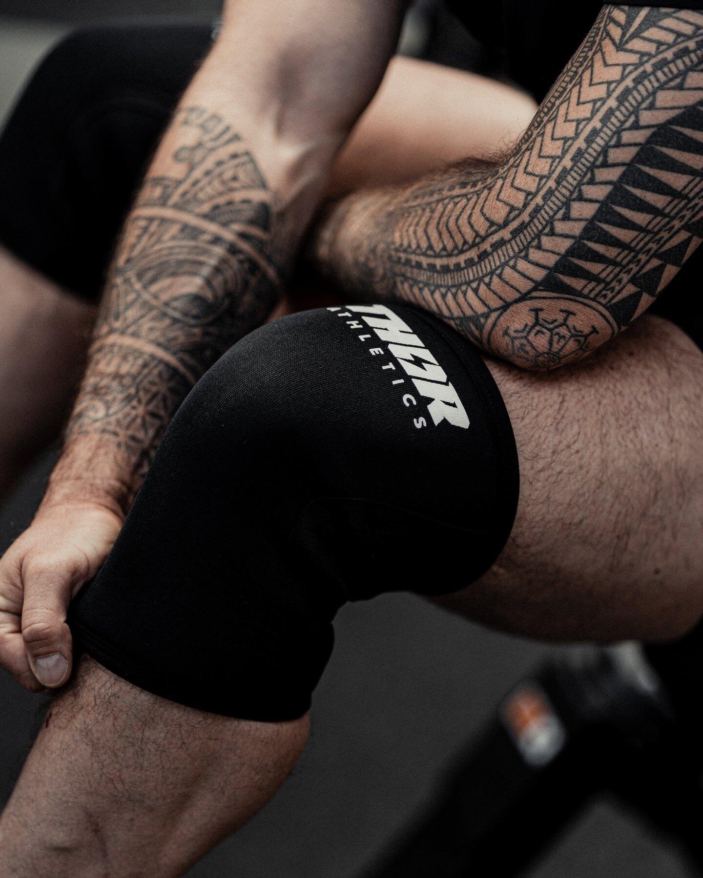 Knee Sleeves - 7mm - Neopren - Powerlifting - Rot - Größe: XS 5/6