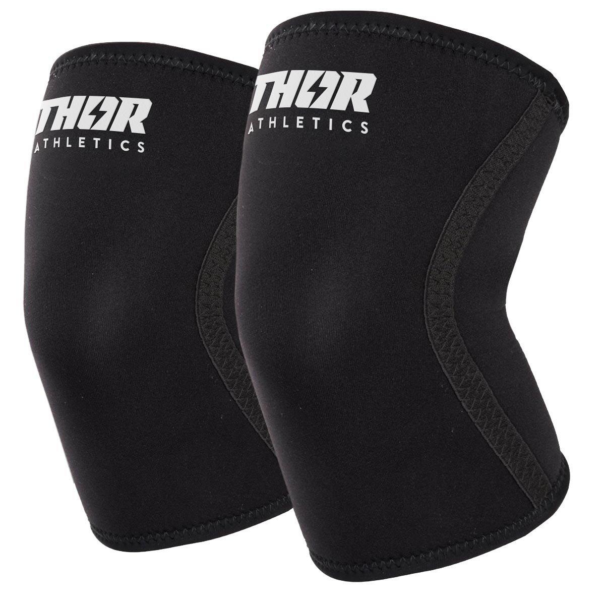 Knee Sleeves - 7mm - Neopren - Powerlifting - Rot - Größe: XS 2/6