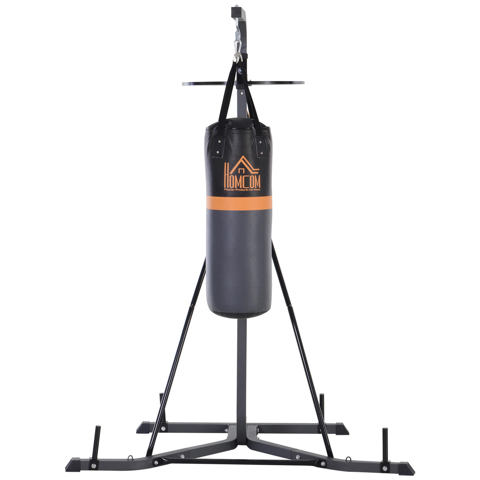 HOMCOM Stazione Sacco da Boxe con Pera da Boxe, Altezza Regolabile per Fitness 7/7