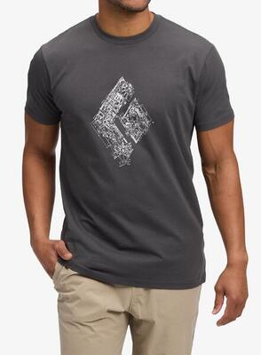Koszulka bawełniana męska Black Diamond Engineered Diamond SS Tee