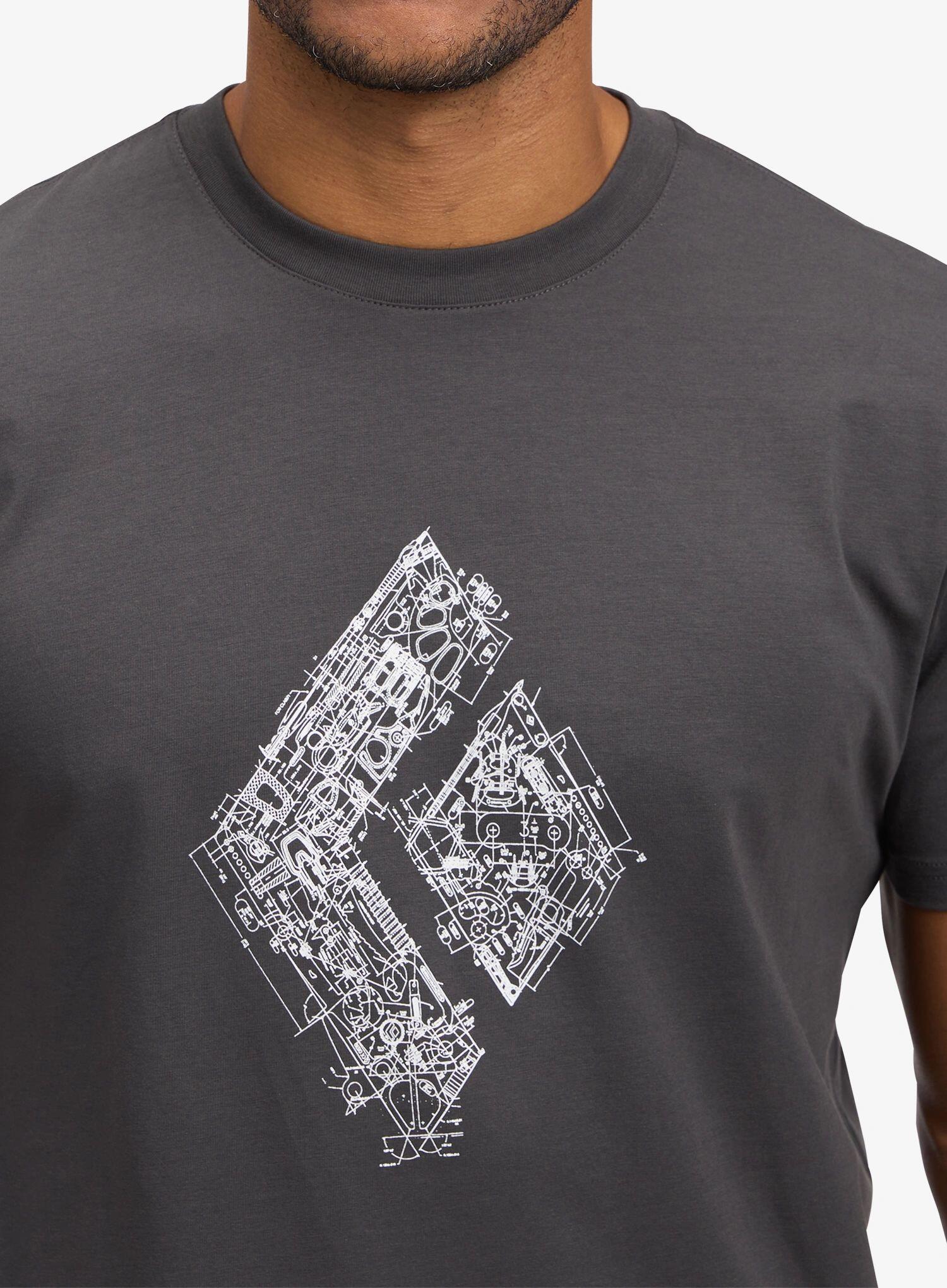 Koszulka bawełniana męska Black Diamond Engineered Diamond SS Tee 4/5