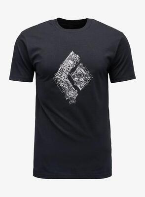 Koszulka bawełniana męska Black Diamond Engineered Diamond SS Tee
