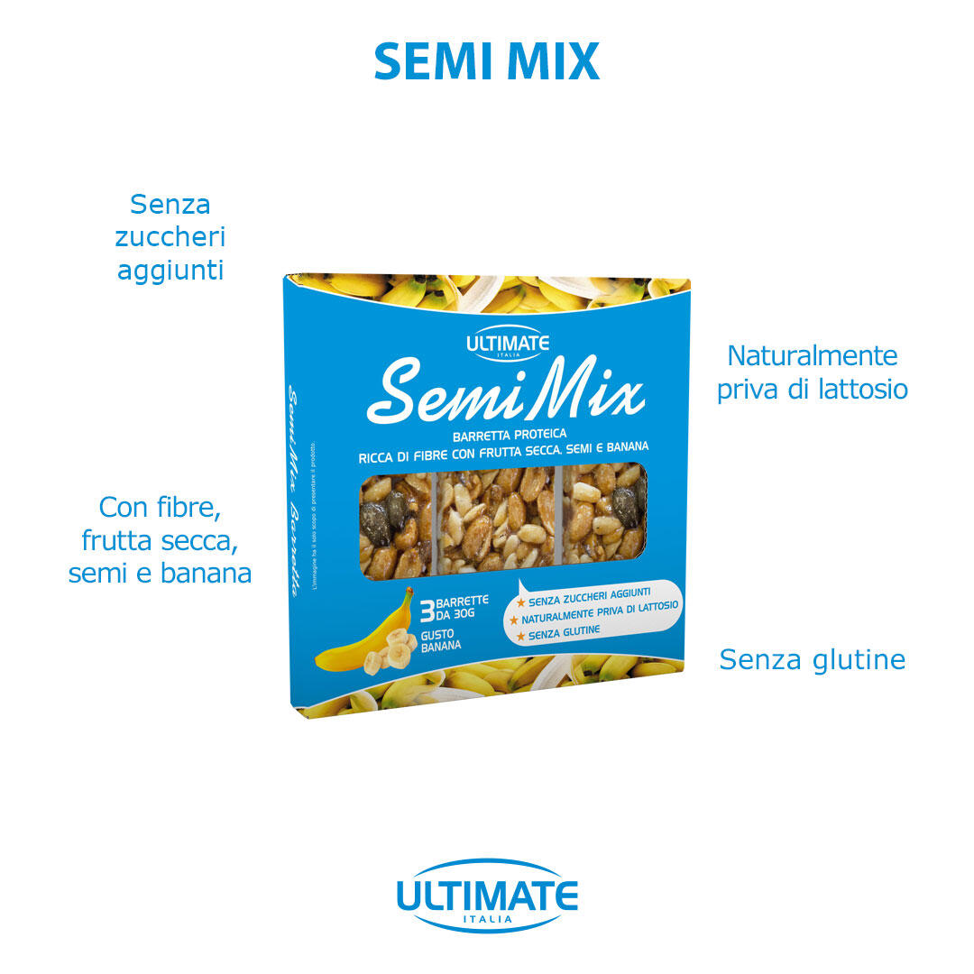 Alimento - BARRETTE SEMI MIX BANANA - 3 pz da 30g 3/7