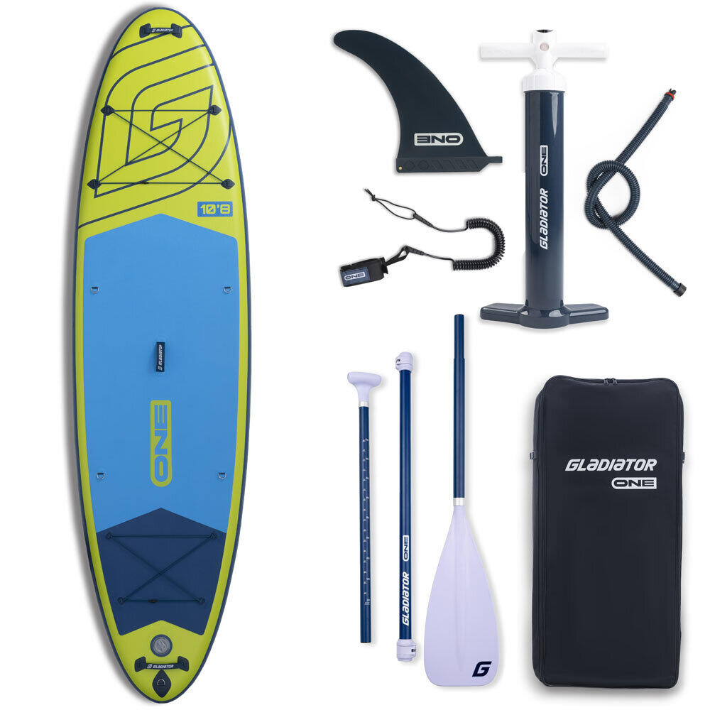 GLADIATOR Nafukovací paddleboard SUP One 10'8'' Lime LIME