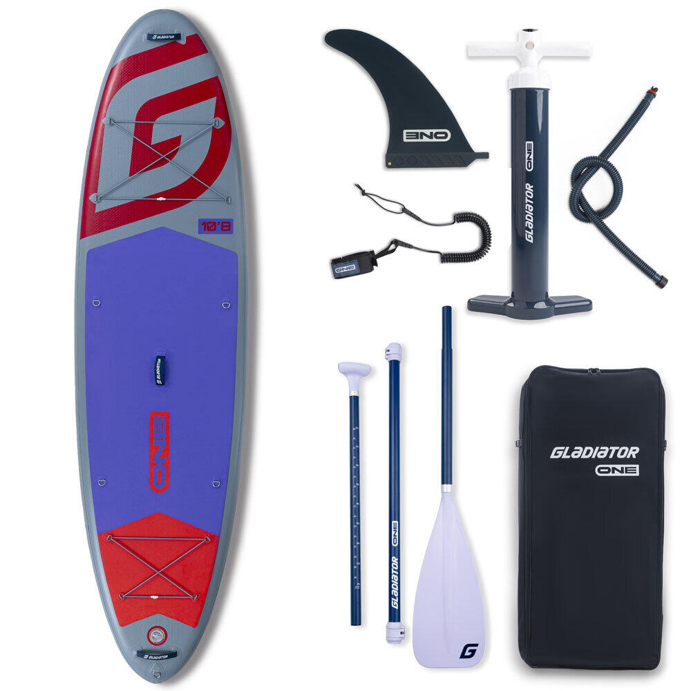 Nafukovací paddleboard SUP GLADIATOR One 10'8'' Red RED 1/6